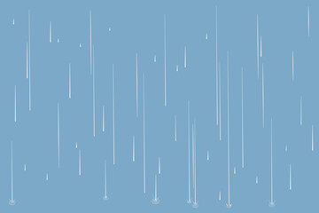 hard rain drops effect