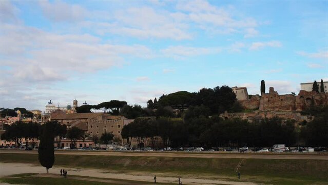 Palatine Hill in Rome, Italy