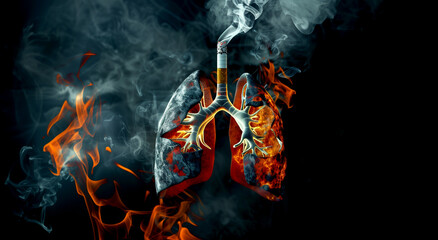 Lungs Suffer From Cigarette Smoke Causing Dangerous Diseases