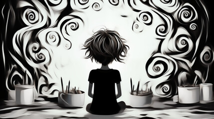 girl with thoughts and insights