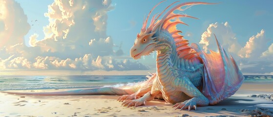  dragon on the beach © Meen