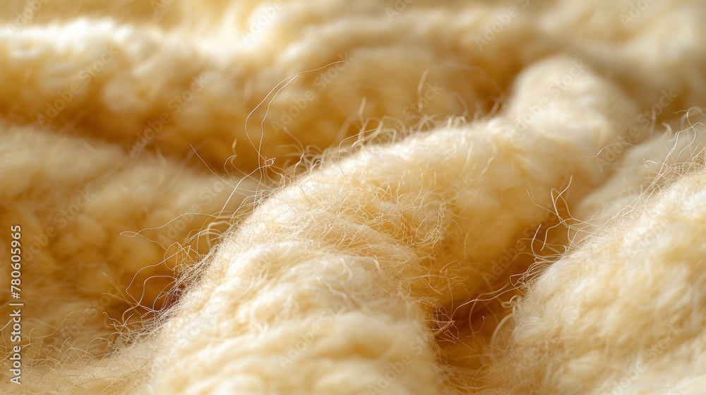 Canvas Prints A close up of a pile of fluffy white fur, AI