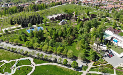 View of a Bagdala park, Krusevac - Serbia