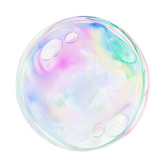 Obraz premium Abstract Spherical Bubble Structure