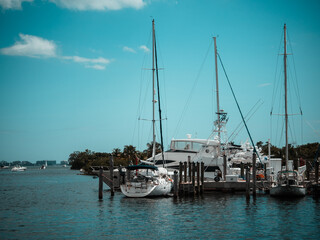 boats in the marina