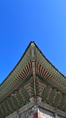 Fototapeta na wymiar Korean Temple Roof