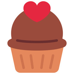 Love Muffin Desert Icon