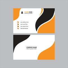 Modern business card design template