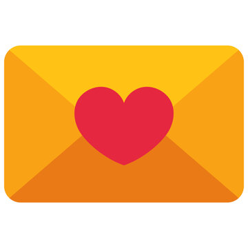 Love Closed Email Icon