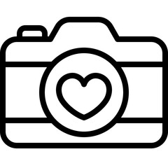 Love Photography Camera Icon