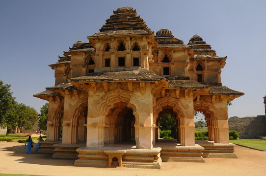 Lotus Mahal, Hampi, UNESCO World Heritage Site, Karnataka, India