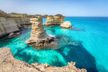 Photo sur Plexiglas Turquoise Torre Sant' Andrea, Salento coast, Puglia region, Italy