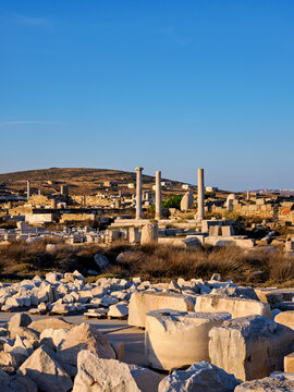 Delos Archaeological Site, UNESCO World Heritage Site, Delos Island, Cyclades, Greek Islands