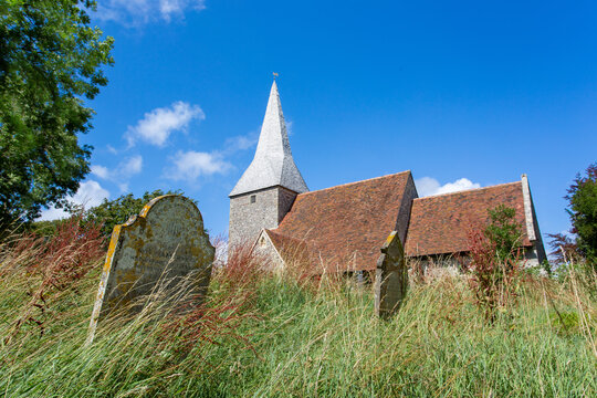 St. Michael and All Angels Church, featuring famous paintings by Bloomsbury artists Duncan Grant and Vanessa and Quentin Bell, Berwick, East Sussex, England, United Kingdom