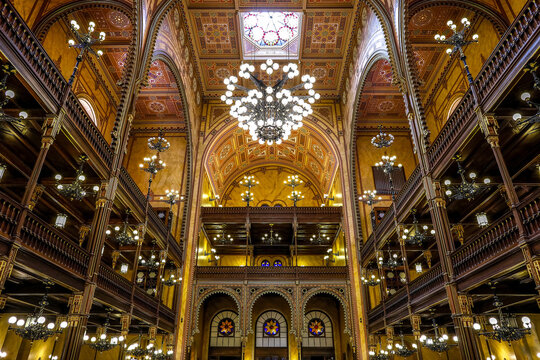 Interior, Great Synagogue of Budapest, Budapest, Hungary