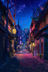 Fototapeta premium street in the night