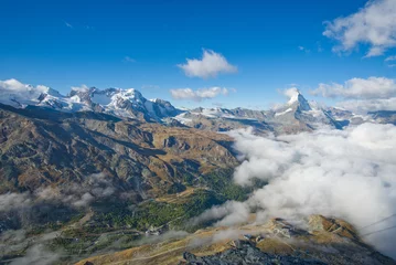 Fotobehang Alpine Panorama © Lucid Nature