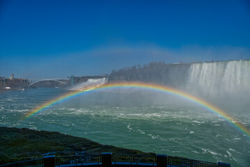 Fototapeta premium Rainbow waterfall
