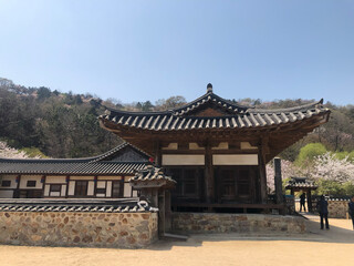 Fototapeta premium Korean traditional architectural scenery photos