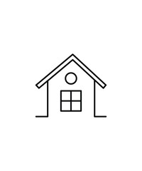 home icon, vector best line icon.