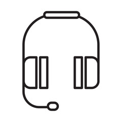 customer support headset icon