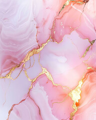 Abstract Pastel Pink Marble Texture Background