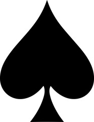 Spade, simple silhouette