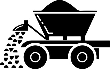 Seed Spreader, simple silhouette