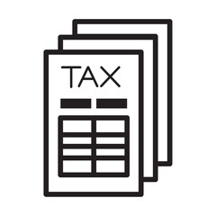 tax day documents icon