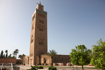 Fototapeta premium Morocco Marrakech city view on a sunny spring day
