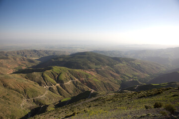 Fototapeta premium Morocco landscape on a sunny spring day