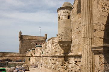 Morocco Essaouira city view on a sunny spring day