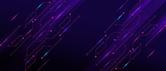 Hi-tech computer digital technology concept