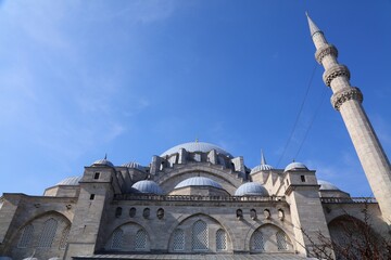 Fototapeta na wymiar Istanbul landmark Suleymaniye Mosque