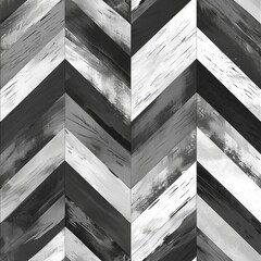 Herringbone pattern in monochrome black and white. seamless pattern