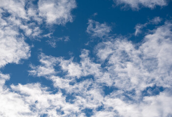 pattern blue day sky with white clouds