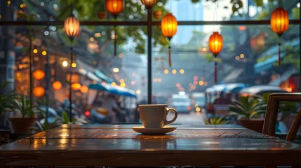 Foto op Plexiglas Time to relax with your favorite cup of coffee © KeetaKawee