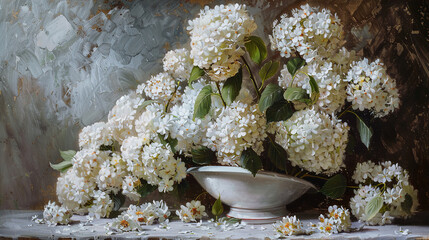 Timeless Flora: Oil Painting of Still Life Flowers