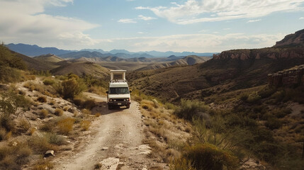 Embark on an adventure and embrace the off-road camping lifestyle with stunning views of Arizona's mountains from the comfort of our camper van.