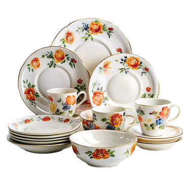 falower crockery set