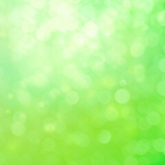 Green bokeh background banner for Party, greetings, poster, ad, events, and various design works