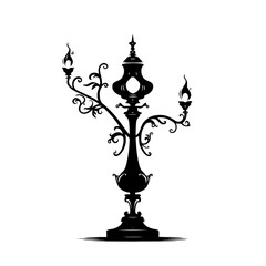 Fototapeta premium table lamp svg, table lamp silhouette, line art svg, Lamp Post svg, Street Lamp svg, Garden Lamp svg, Lamp Post Cricut, Lamp Post svg bundle, Lamp Post silhouette, Lamp Post svg, cut Lamp Post Clipart