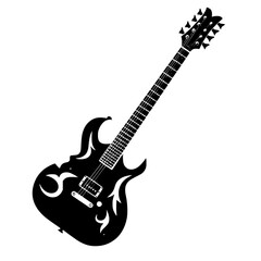 guitar, electric, music, instrument, rock, isolated, musical, string, bass, white, black, sound, vector, equipment, jazz, strings, play, musician, wood, concert, red, metal, band, acoustic, electric g