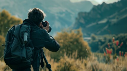 Fototapeta premium Behind the Lens