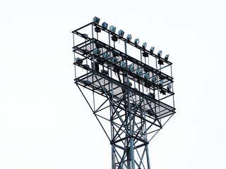 Illumination stadium stand in detail object background - 780680396