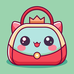 kawaii-bag  vector design 