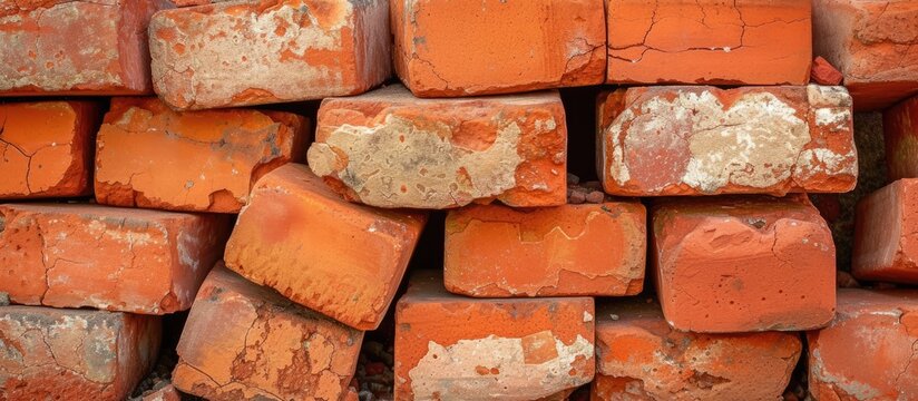 Big red bricks or mon bricks play a vital role in building homes.