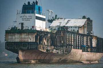 Ship breaking yard in Bangladesh Chittagong