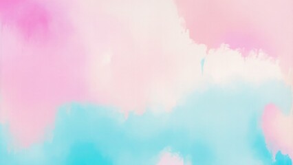 Pink, Sky blue, and Brown colors Strokes of bright painting Beautiful background