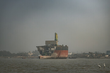 Ship breaking yard in Bangladesh Chittagong